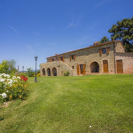 네론톨라 Tenuta Angelici Winery Casa Contea With Pool And Panoramic Pool Cortona 빌라 객실 사진