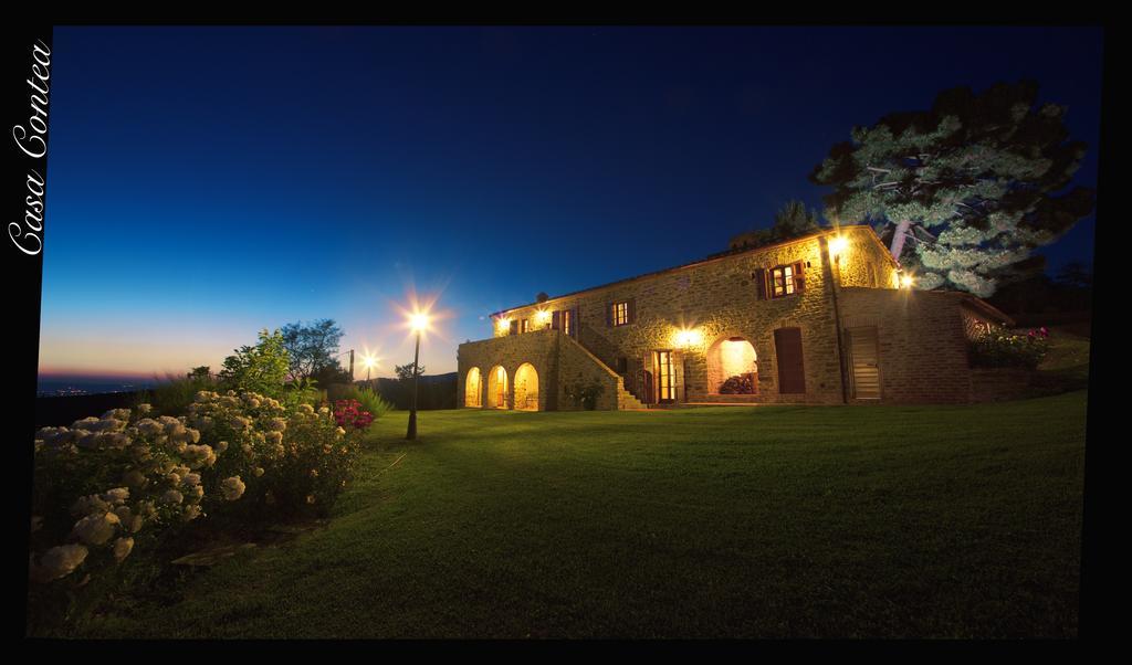 네론톨라 Tenuta Angelici Winery Casa Contea With Pool And Panoramic Pool Cortona 빌라 객실 사진